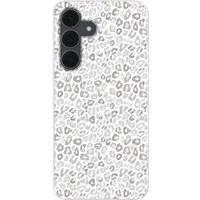 MuchoWow Handyhülle für Samsung Galaxy S25 FE Leopard - Motiv - Grau, Smartphone-Bumper, Print, Handy Schutzhülle Dünn