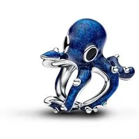 Pandora Charm-Einhänger Charm Damen Blauer Oktopus Emaille Sterling-Silber 794706C01