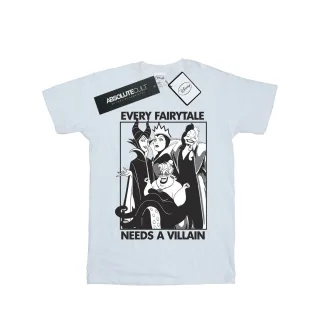 Disney - "Every Fairy Tale Needs A Villain" T-Shirt für Herren (Weiß)