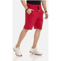 Cipo & Baxx Stoffhose Shorts elastischer Bund mit Kordelzug