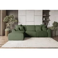 99rooms Ecksofa Gusto, Sofa L-Form, Eckcouch, mit Schlaffunktion, abnehmbaren Rückenkissen, Bezug-Cordstoff POSO