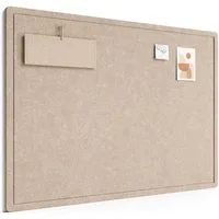 Agger Pinnwand 60 × 40 cm Filz-Pinnwand, Wanddekor-Korktafel, Anschlagtafel, Fotodisplay-Tafel