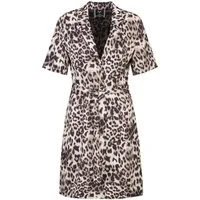 19V69 ITALIA Cocktailkleid Carmelina - Kleid - Hemdblusenkleid mit Gürtel - Kurzarm Sommerkleid