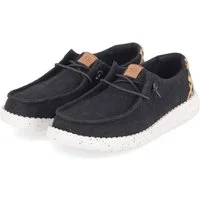 Hey Dude HeyDude HD45414-0CU Damen Textil black Schnürschuh