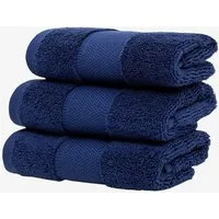 Wolkenfeld Gästehandtücher Premium Low-Twist Baumwolle 550 g/m² – 3 Gästehandtücher, Frottier (3-St), 30×50 cm – weich, saugfähig und ideal für Gäste & Alltag