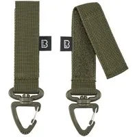 Brandit Karabiner Brandit Gürtel-Karabiner mit Molle Loop (2er Pack)