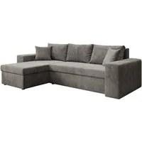 Luxusbetten24 Schlafsofa Designer Sofa Denver, mit Stauraum und Schlaffunktion