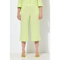 Ulla Popken Culotte Culotte wadenlang weites Bein Elastikbund