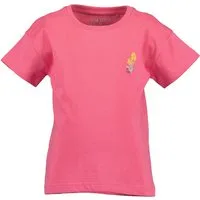Blue Seven T-Shirt Blue Seven Mädchen T-Shirt Blumen Rückendruck pink (1-tlg)