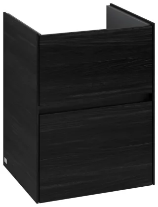 Villeroy & Boch Waschtischunterschrank Collaro 472x610x404mm 2 Ausz. Waschbecken mittig Black Oak C14100AB