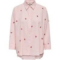 ONLY CARMAKOMA Druckbluse CARNEW LINA GRACE L/S CHERRY SHIRT WVN