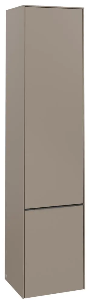Villeroy & Boch Subway 3.0 Hochschrank, 2 Türen, 400 x 1710 x 346,5 mm, Taupe / Taupe C58702VM