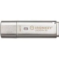 IronKey Locker+ 50 64 GB, USB-Stick aluminium, USB-A 3.2 Gen 1