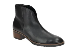 Gabor 75.512 - Best Fitting Damen Stiefeletten Schwarz Braun Glattleder Block...