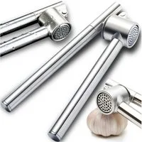 FELIXLEO Knoblauchschneider Knoblauchpresse Knoblauchschneider Edelstahl Brecher Garlic Müheloses (1 St)