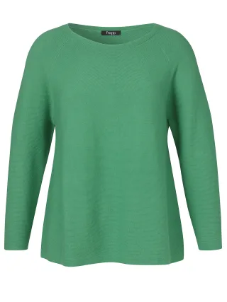 Frapp - Pullover Rundhals 1/1 Arm green - Gr. - 46
