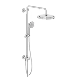 VitrA Origin Classic Duschsystem mit Kopf- und Handbrause Wandmontage Chrom,A45793 A45793