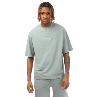 Hype - T-Shirt für Herren, Logo, Übergroß (Moosgrün)