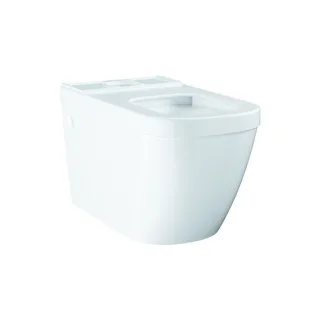 Grohe Euro Keramik Stand-WC-Kombination 39338000 alpinweiß, spülrandlos, Abgang universal