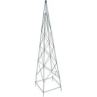 Grüner Jan Spalier Metall Rankhilfe für Kübelpflanzen Pyramide 90cm Spalier Rankgitter
