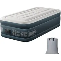 LALAHO Luftmatratze mit eingebauter Pumpe,Isomatte Camping Outdoor,190 x 99 x 45CM, Einzel-Luftbett, selbstaufblasend, wasserdicht, inkl. Pumpe, Tasche
