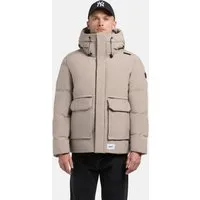 khujo Winterjacke Dave Warme Herren Outdoorjacke mit Rucksackträgern innen
