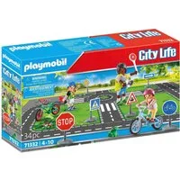 Playmobil® Fahrradparcours (71332), My City Life Konstruktions-Spielset, (34 St), Made in Europe