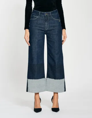 GANG Damen 30 YEARS COLLECTION 94JETTE CULOTTE - wide fit Jeans 30dark blue