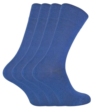 SOCK SNOB - 4 Paar Bambus dünne super weiche Anzugssocken für Männer & Frauen