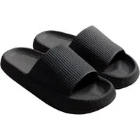 Blusmart Damen Herren Badeschuhe Badepantolette (EVA Rutschfest Pantoletten, Dicke Sohle bequeme) für Badezimmer, Schlafzimmer, Wohnzimmer, Strand, Freizeit