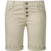 SUBLEVEL Shorts Damen Bermudas kurze Hose Baumwolle Jeans Sommer Chino Stoff