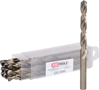 KS Tools HSS-G Co 5 Spiralbohrer - 330.3080