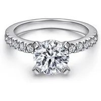Lisandra Scott Silberring Funkelnder Damen Ring aus 925 Sterling Silber Solitärring mit Steinen, Solitär, der verzaubert – purer Glanz für echte Herzensmomente.
