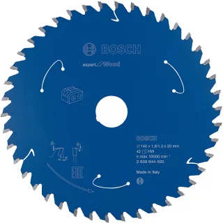 Bosch Akku-Kreissägeblatt Expert for Wood ø 140 mm - 2608644500