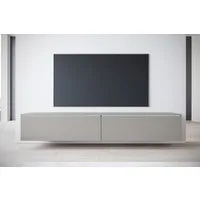 Home affaire Lowboard LOWBOARD VERA, wahlweise mit oder ohne Beleuchtung, Modernes griffloses TV-Board, 180 cm TV-Schrank, stehend und hängend