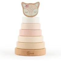 BIECO Stapelspielzeug Bieco Stapelturm Baby Reh Ella FSC®