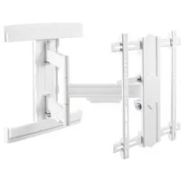 RICOO TV-Wandhalterung Wandhalterung TV 45 Zoll bis 85 Zoll max 50 Kg schwenkbar S5744-W, (bis 85 Zoll, VESA 200x200 bis 400x400, 1-tlg., vollbeweglich neigbar ausziehbar 45" 48" 55" 60" 65" 70" 85" Halterung, bis 17° Neigung, bis zu 180° Schwenkung 