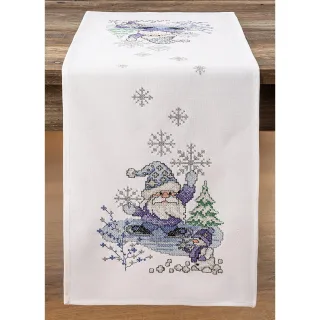 Stickläufer "Winter-Wichtel"