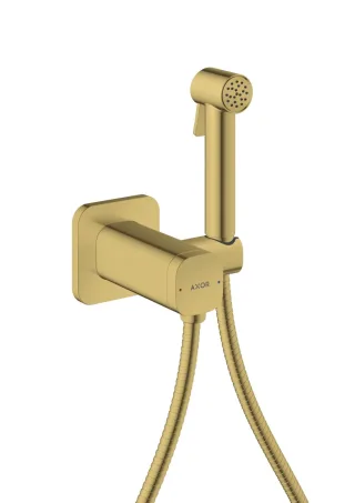 Hansgrohe Bidette Handbr. Axor Bidette Showers Mischwasser softsq. m.Schlauch1250mm polished gold  29243990