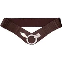 MIRROSI Taillengürtel Leo Unifarbe breit 6cm für Taillenumfang 85 bis 110cm, ONESIZE (Angenehmes Tragesgefühl, Leopard Muster, Unifarben) Breiter Stretch Gürtel