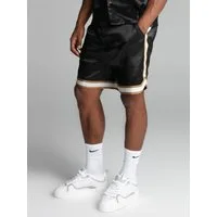 Siksilk Shorts SikSilk Herren Schwarze Resort Shorts