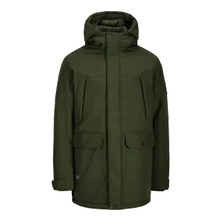 Jack & Jones Finn Softshell Parka Grun