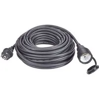 Sygonix Sygonix 1384363 Strom Verlängerungskabel 16 A Schwarz 10.00 m H07RN-F Verlängerungskabel, (1000.00 cm)