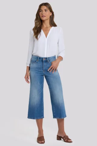 Brigitte Weite Capri-Jeans mit Hoher Taille