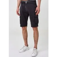 Indicode Cargoshorts Herren Blixt Cargo Shorts Herrenshorts aus 100 % Baumwolle, inkl. Gürtel