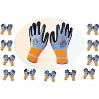 Lauroo Arbeitshandschuhe 12 Paar Arbeitsschutzhandschuhe Ultra Flex (12-St)