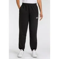 PUMA Trainingshose ESS SMALL NO. 1 LOGO LIGHTWEIGHT PANTS CL aus French Terry, atmungsaktiv, sportliche Silhouette