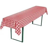 REDBEST Tischdecke Biertisch Tischdecke "Nashville", Baumwolle Karo/Landhaus