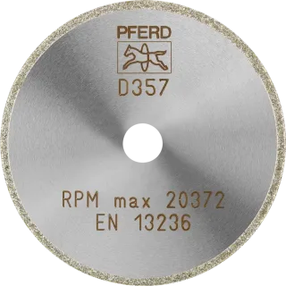 PFERD TOOLS Diamant-Trennscheibe D1A1R durchgängiger Belag für GFK/CFK - 68407503