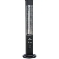 blumfeldt Terrassenstrahler Heat Guru Plus In & Out, Infrarot Heizstrahler Terrasse elektrisch Infrarotheizung Standgerät